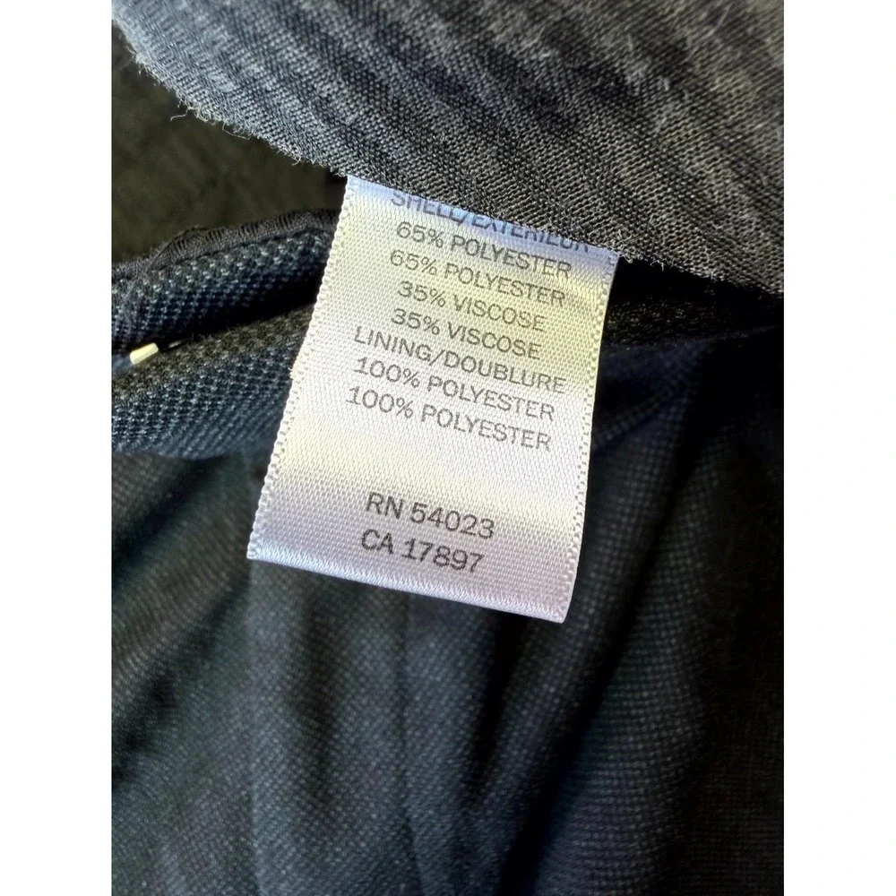 Banana Republic Classic Dress Pants Men 38x32 Gray Straight Leg High Rise Formal